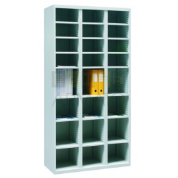 Metal cabinet for sorting and storing documents with a sliding table Sbmk 2